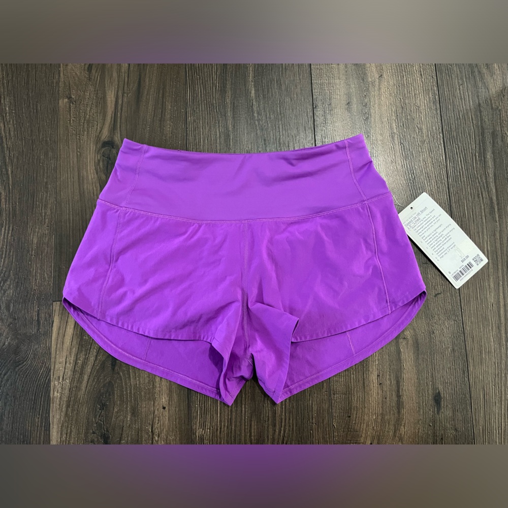 Lululemon Speed Up HR Short 2.5" - Lined Size 6